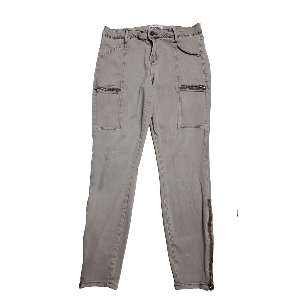 Pistola Hunter Skinny Cargo Pants Size‎ 32 Woodrose Ankle Zip Stretch